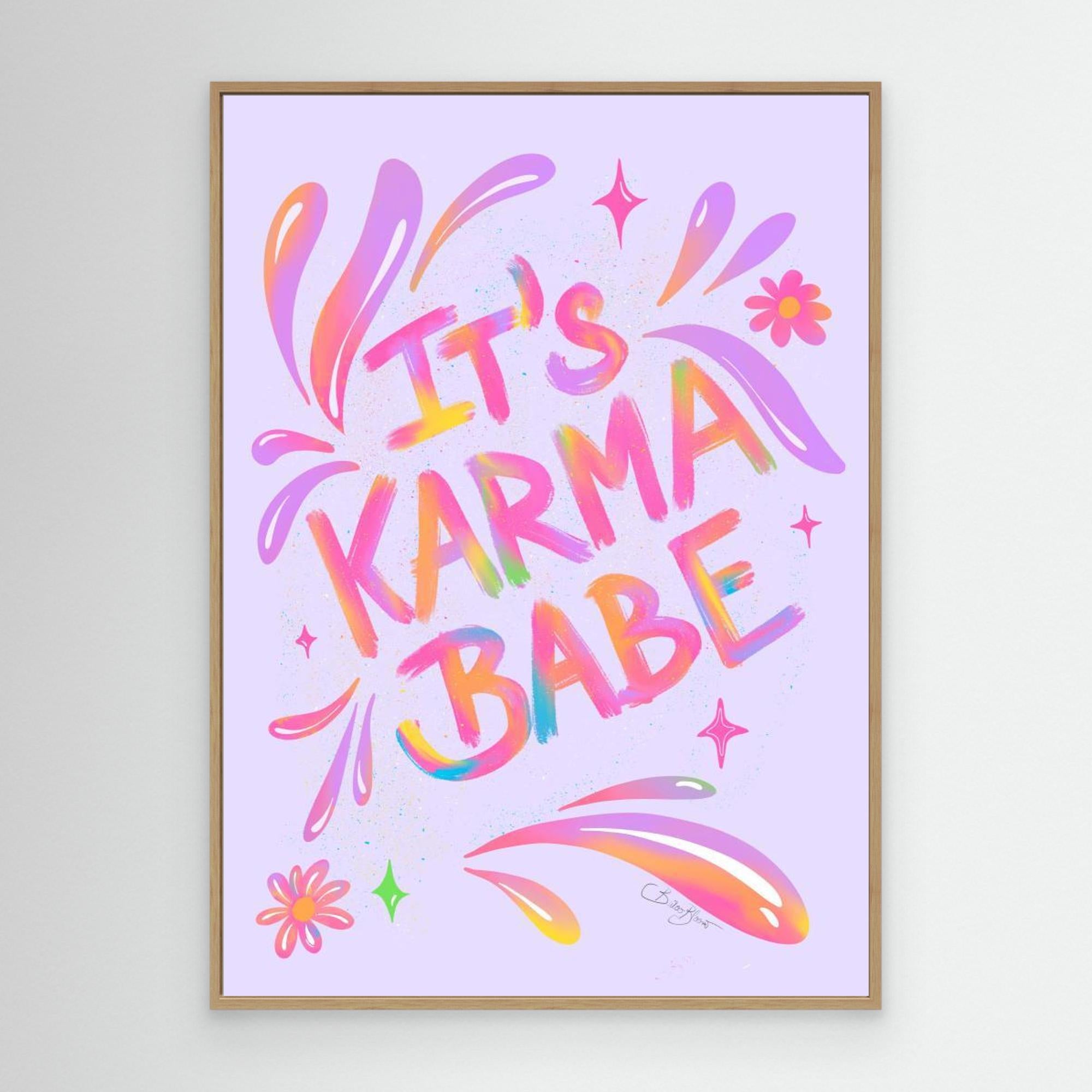 Karma Babe by Baroo Bloom Canvas