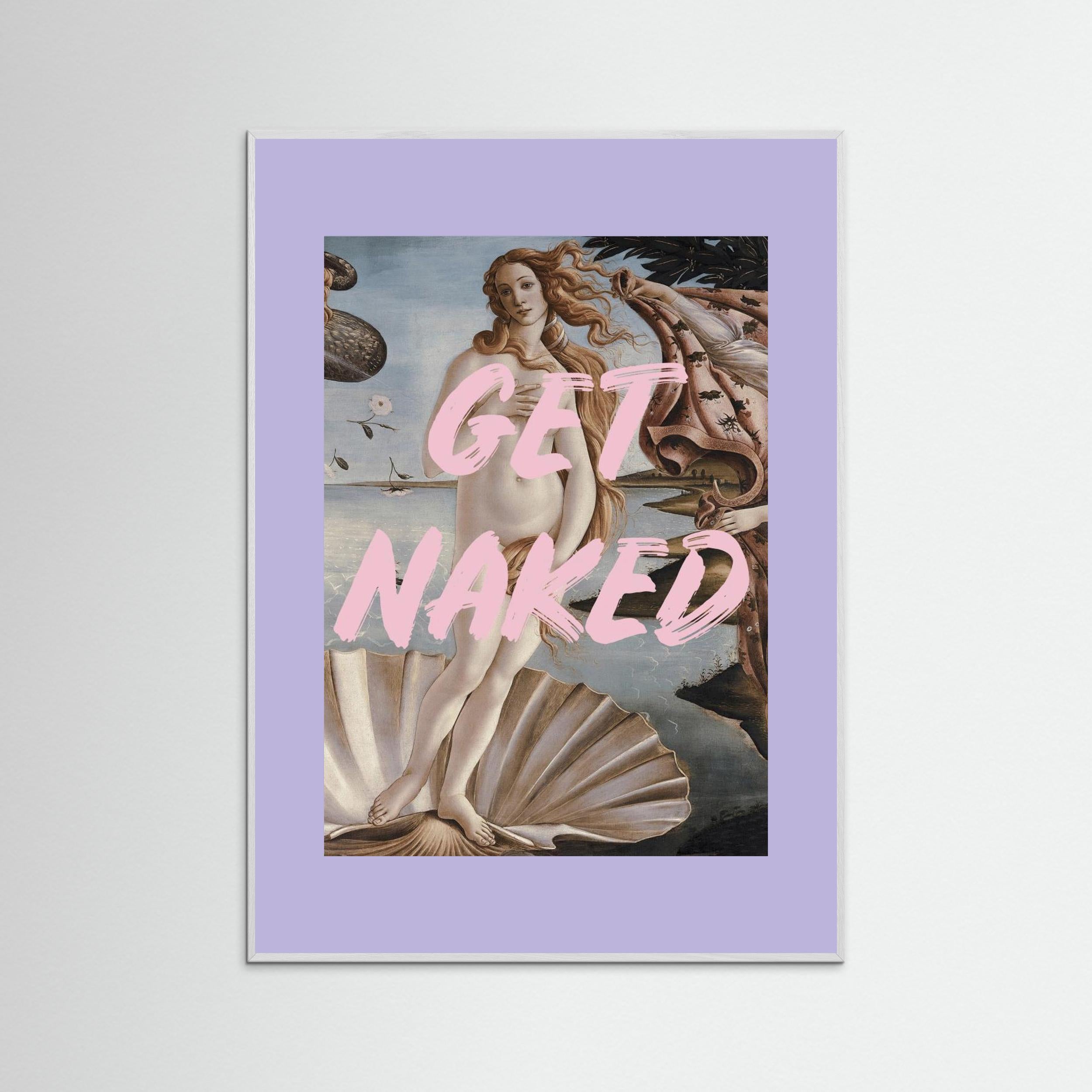 Venus get naked by Talitha Mc Queen Fine Art Paper 