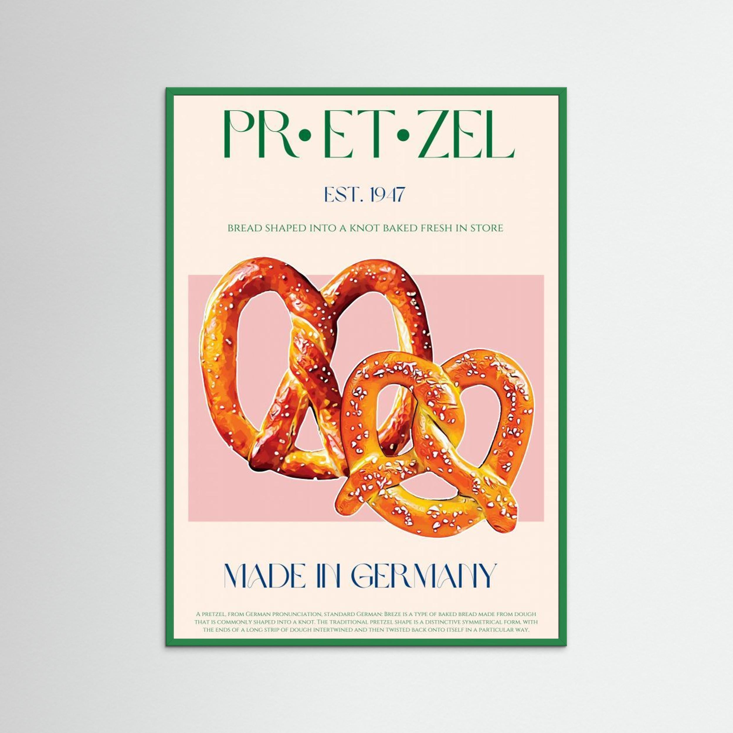 Pretzel Print by Nazma Khokhar