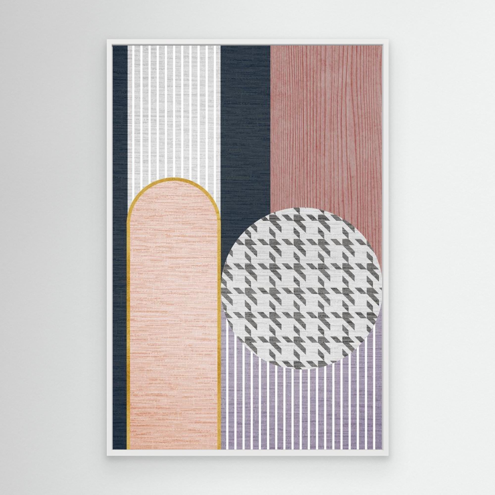 Geometricharmonyno7 by Treechild Canvas