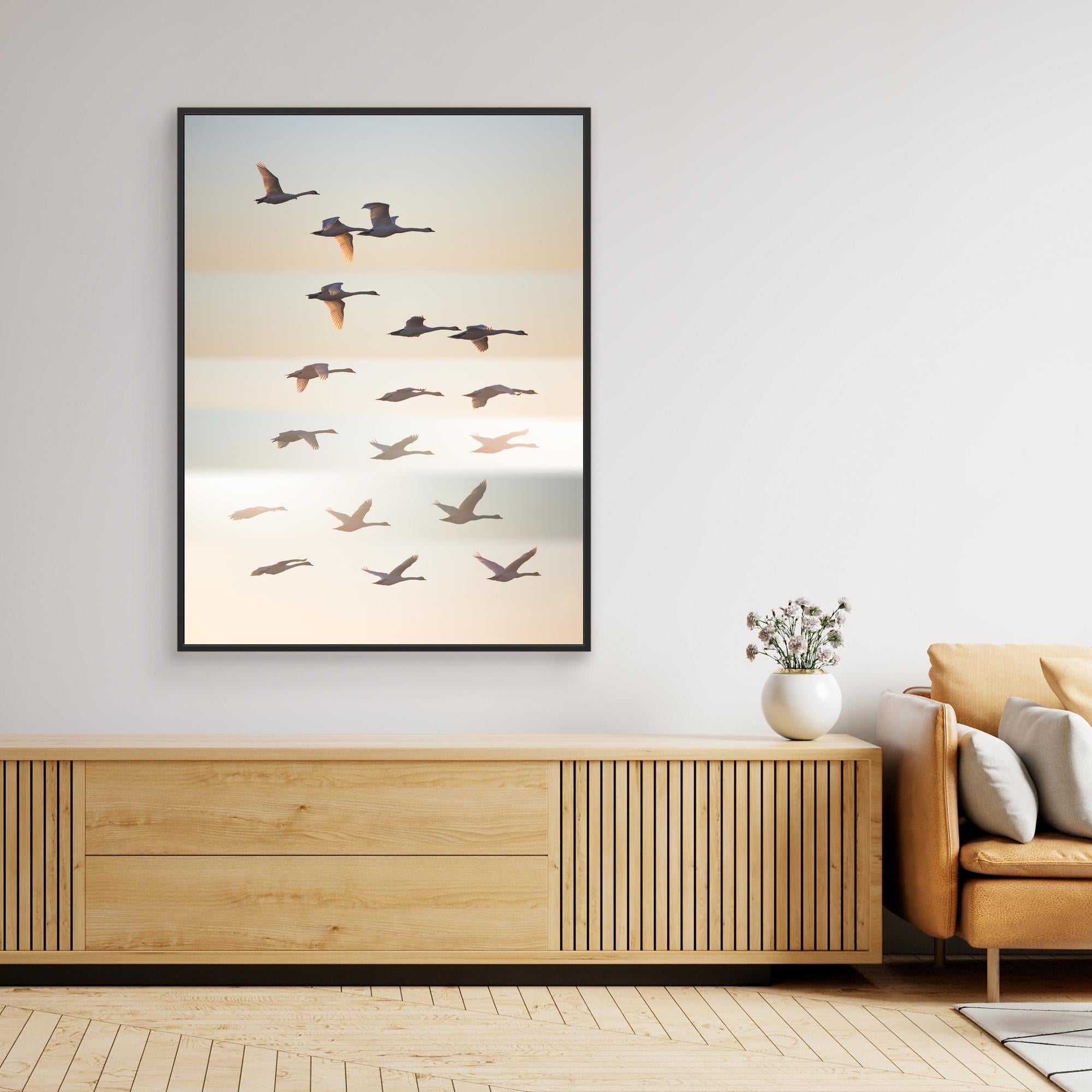 Past the sun. by Leif Løndal Canvas