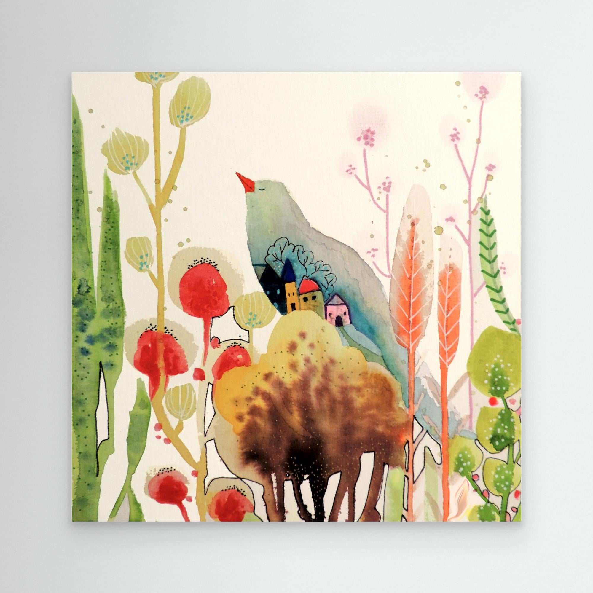 Ma Maison by Sylvie Demers Canvas