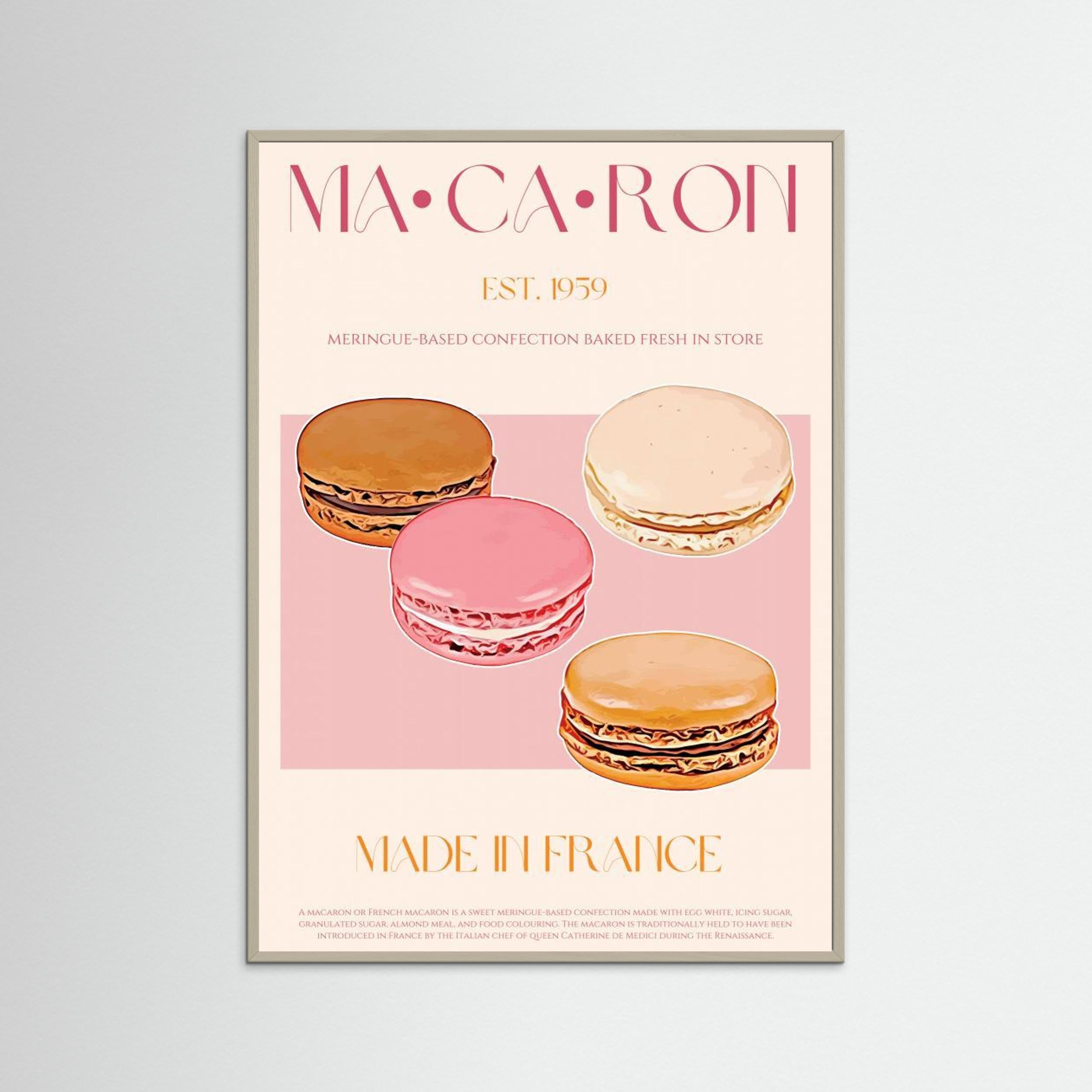 Macaron Print by Nazma Khokhar