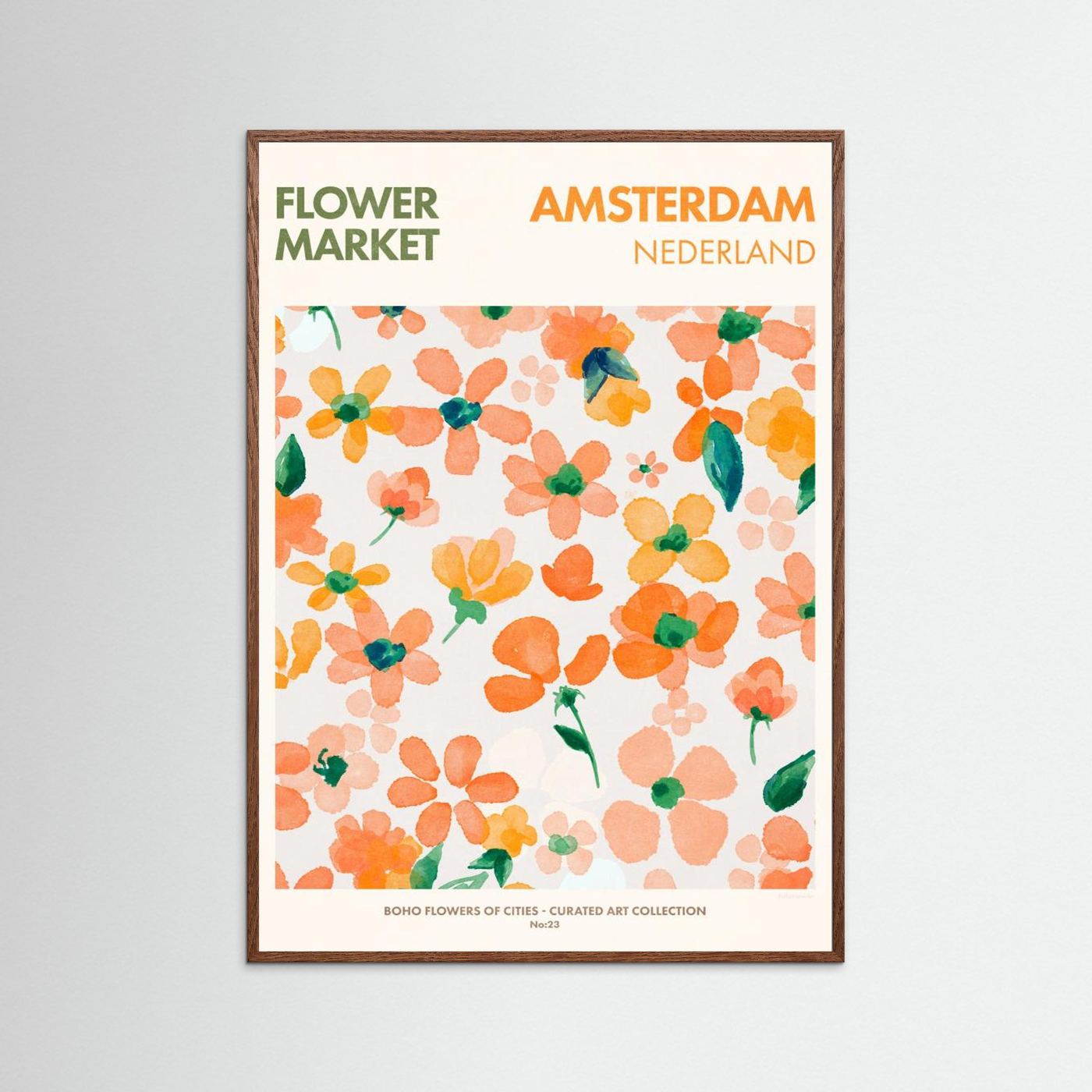 Amsterdam by Emel Tunaboylu Fine Art Paper