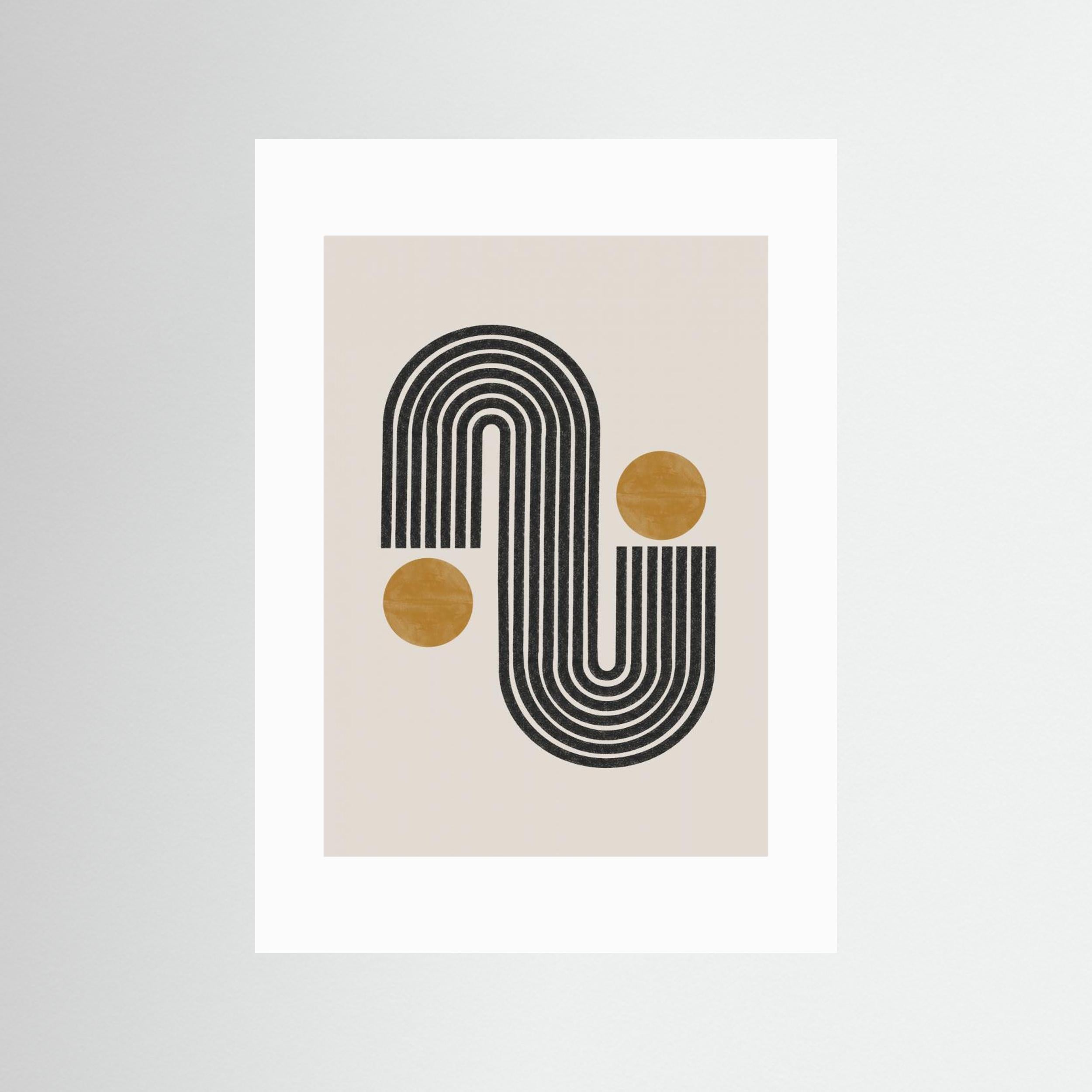 Mid Century No3. by The Miuus Studio Fine Art Paper