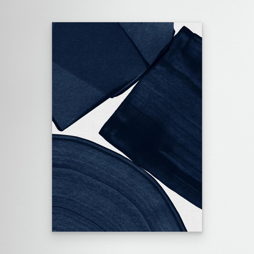 Minimalist Painting Blue II by Orara Studio