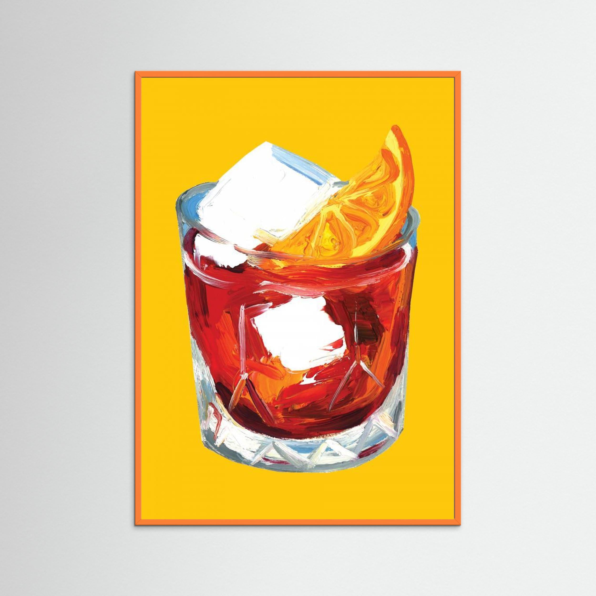 Negroni On Sunshine by Alice Straker Fine Art Paper 