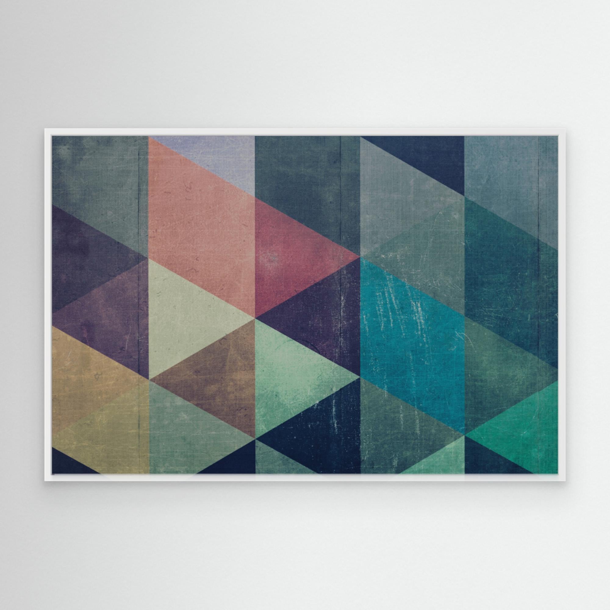 Triangle Textures by Tim Mossholder Canvas