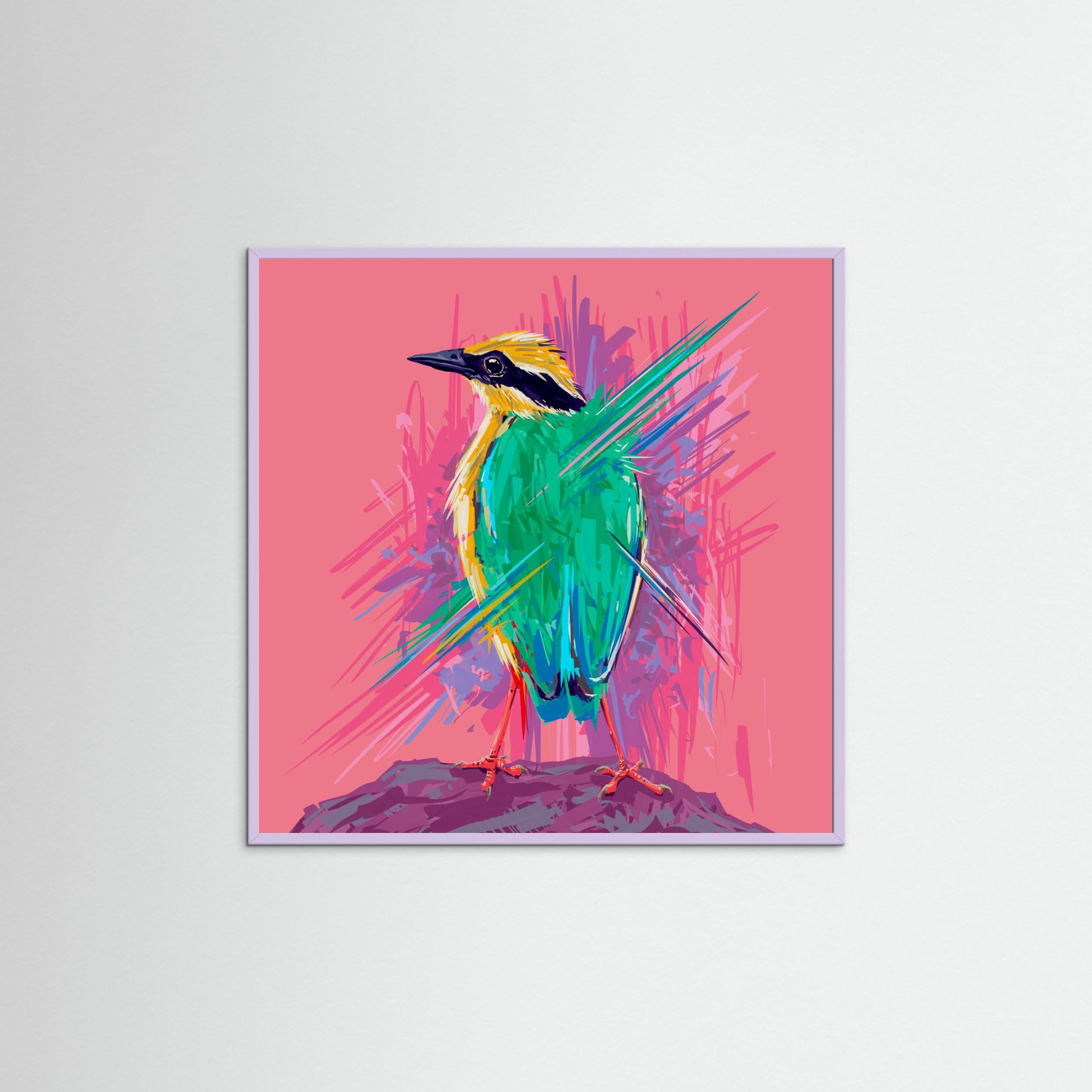 Bird Series   Indian Pitta by Rohan Dahotre Fine Art Paper