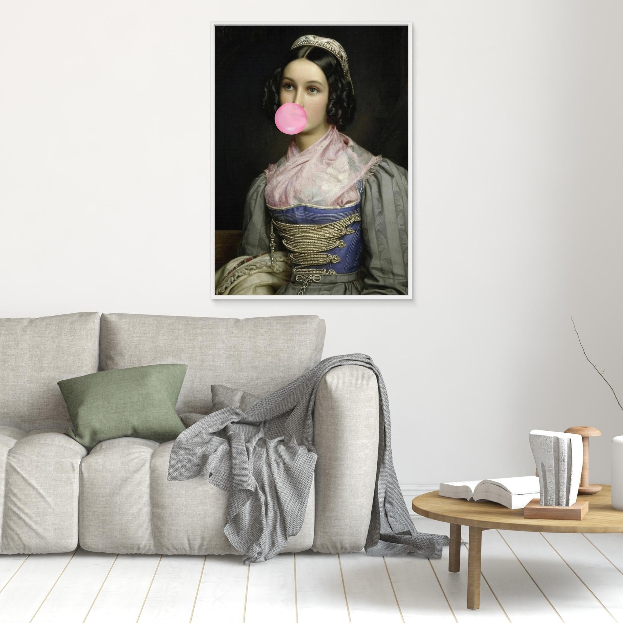 Bubble Gum Portrait by The Art Concept