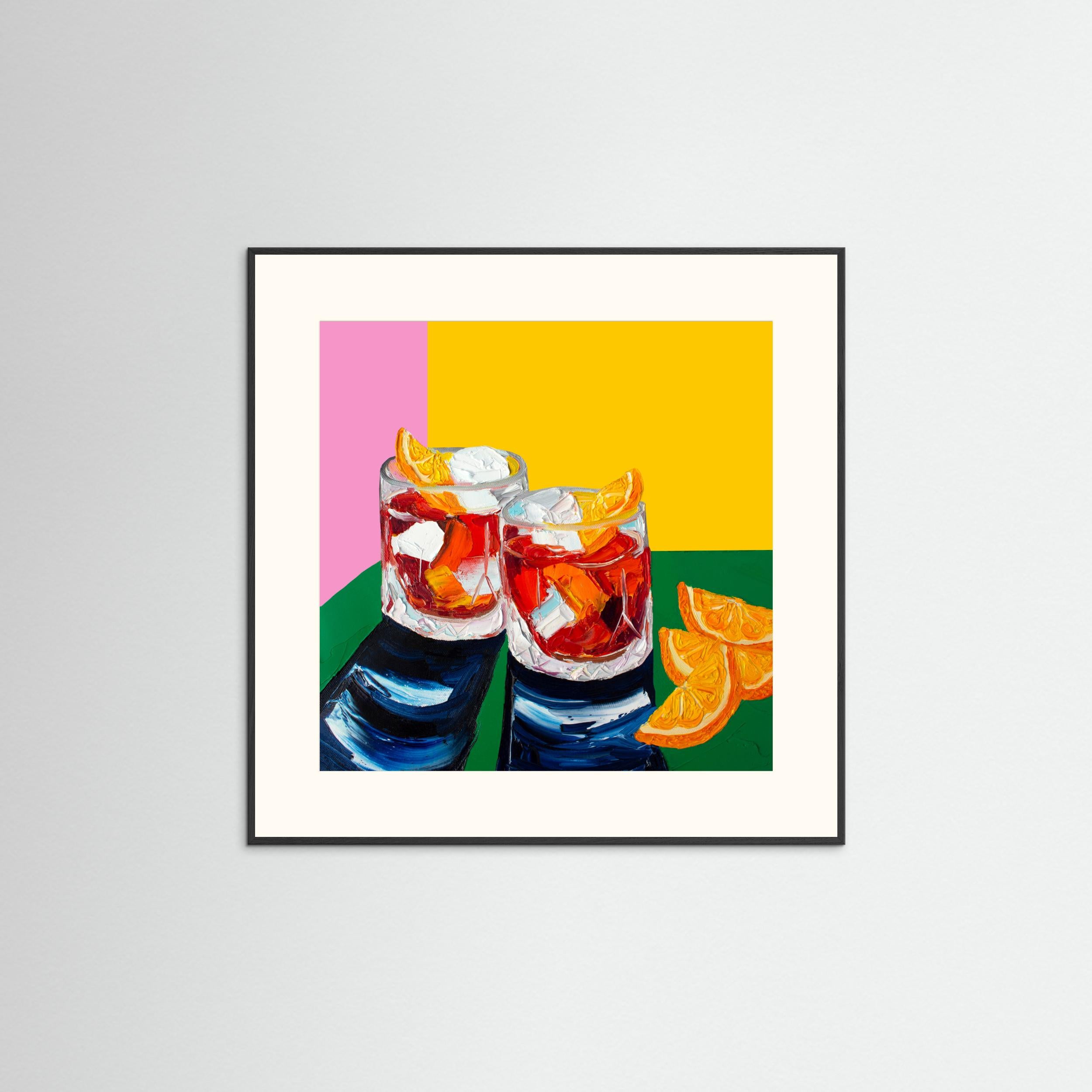 Negronis No1 by Alice Straker Fine Art Paper 