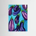 Aubergines Rain by Alice Straker Fine Art Paper 