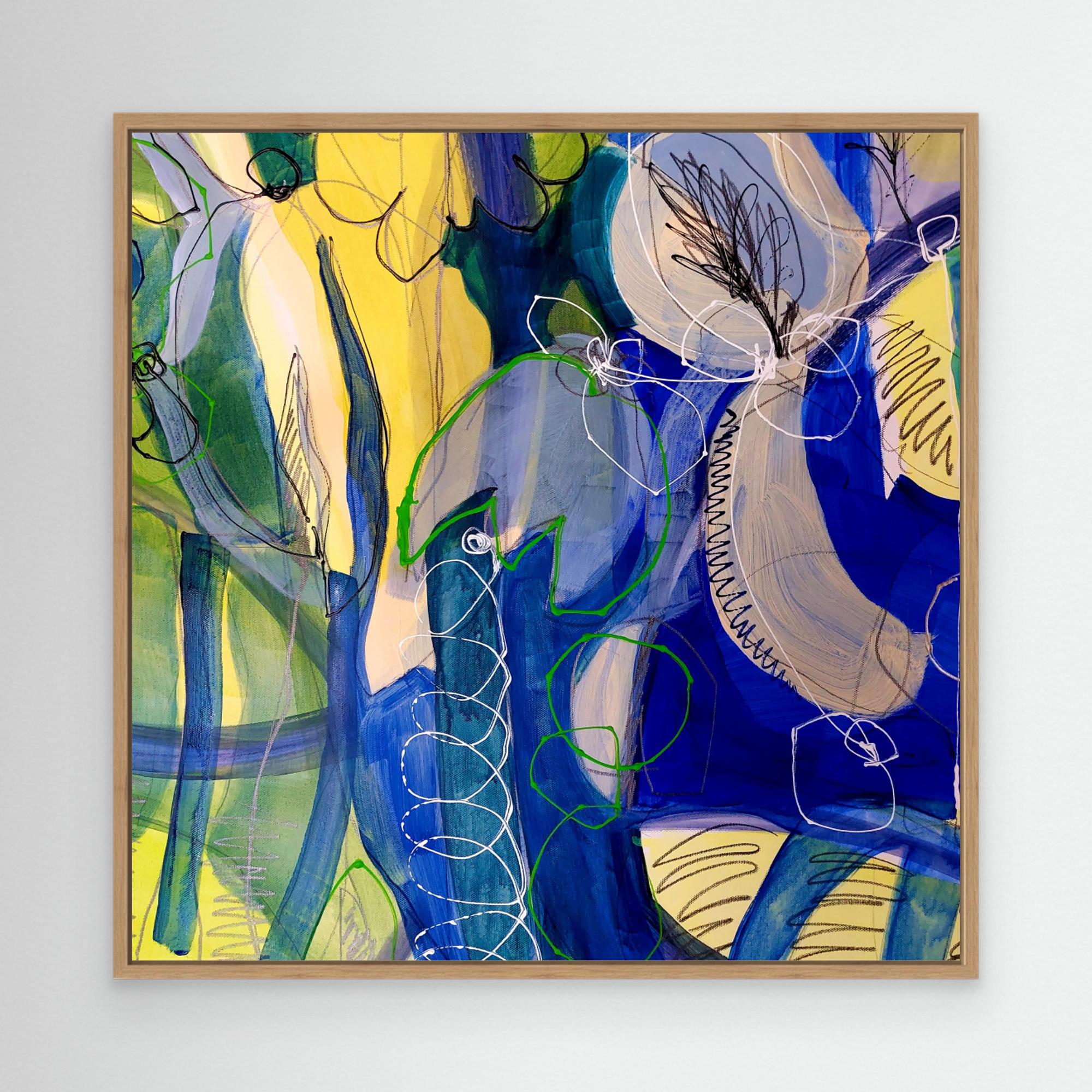 Water Flowers VI by Monika Riethmueller Canvas