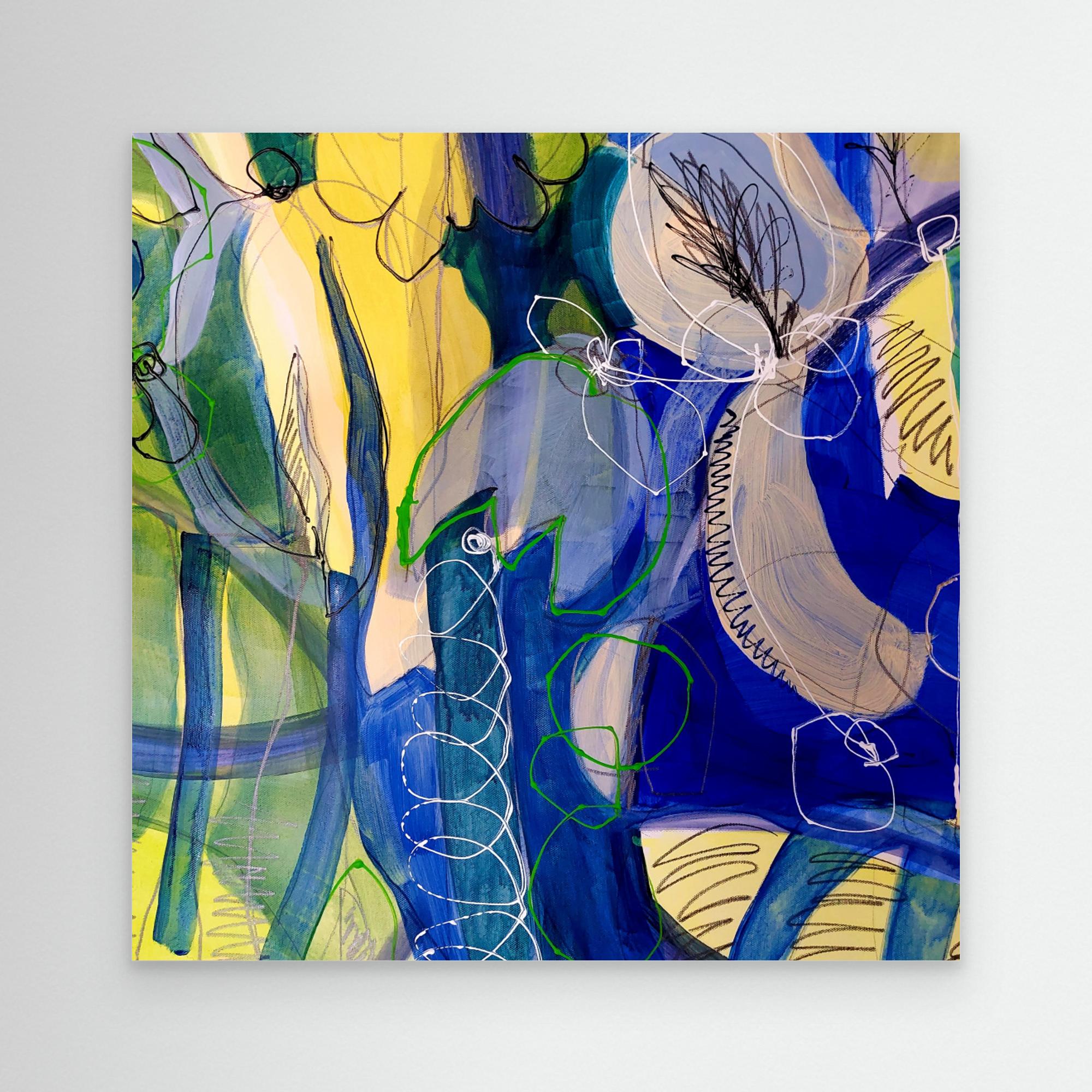 Water Flowers VI by Monika Riethmueller Canvas