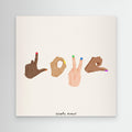 Pride Love by Giselle Dekel Canvas