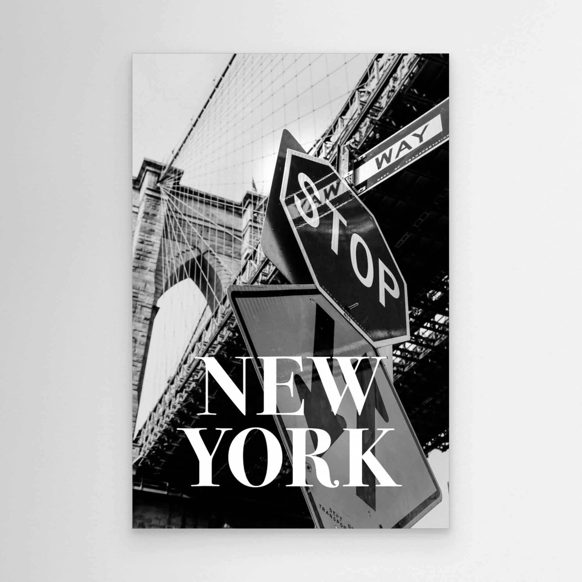 NYC Brooklyn Bridge by Rikard Martin Canvas