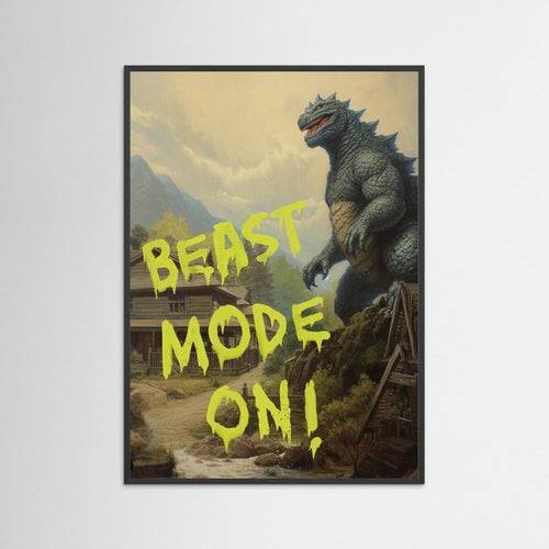 Beast Mode On by Dikhotomy Fine Art Paper 