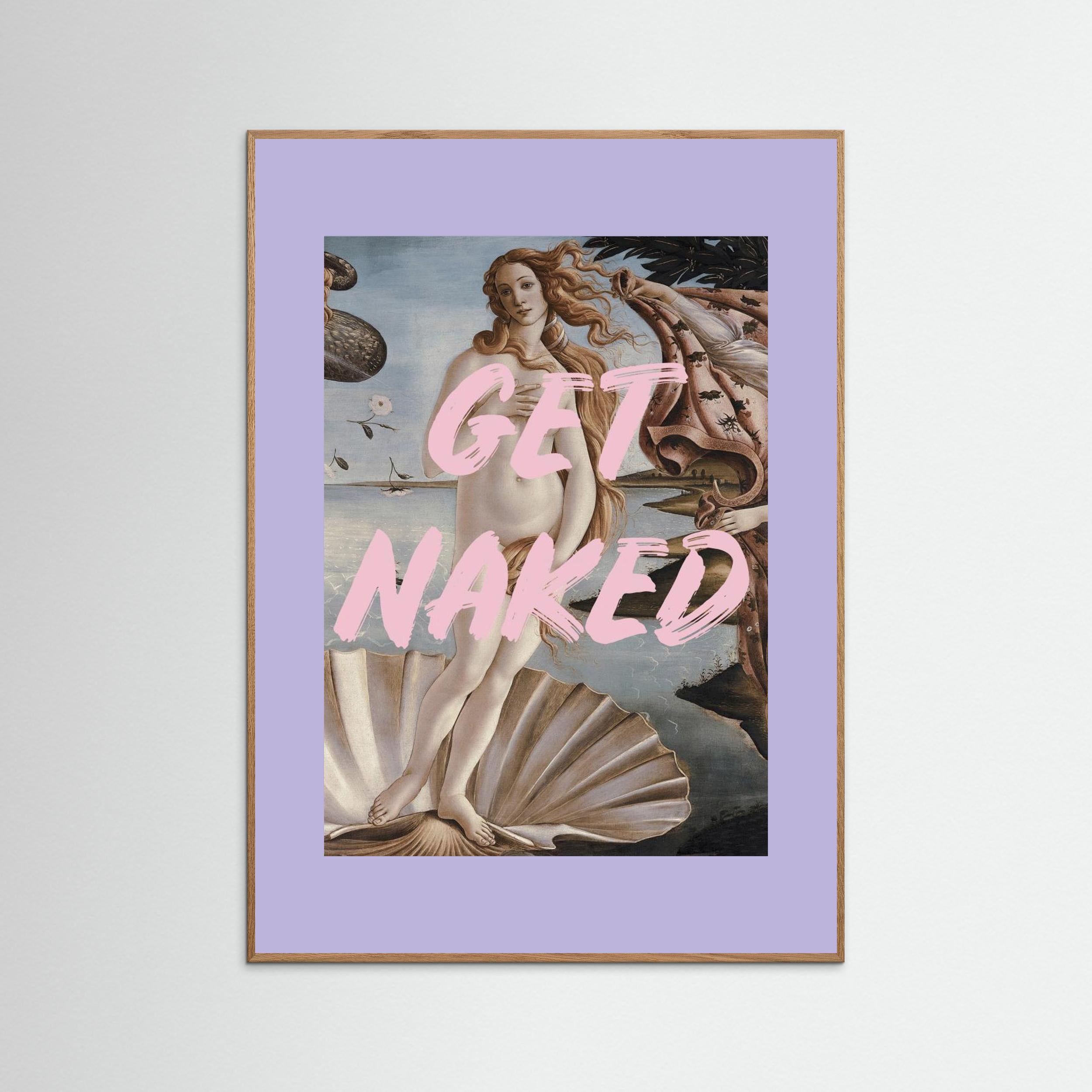Venus get naked by Talitha Mc Queen Fine Art Paper 