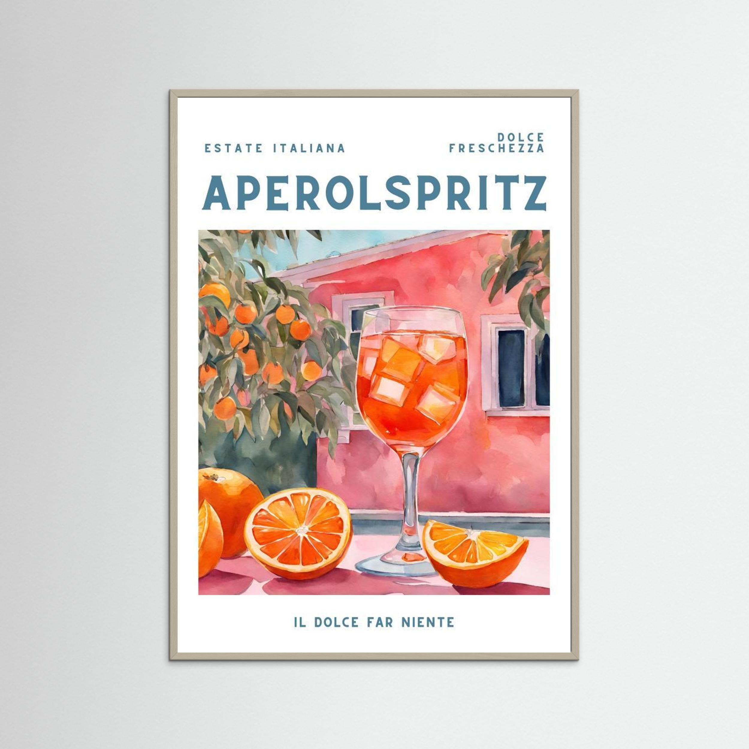 Aperol Spritz by Ohkimiko Fine Art Paper 