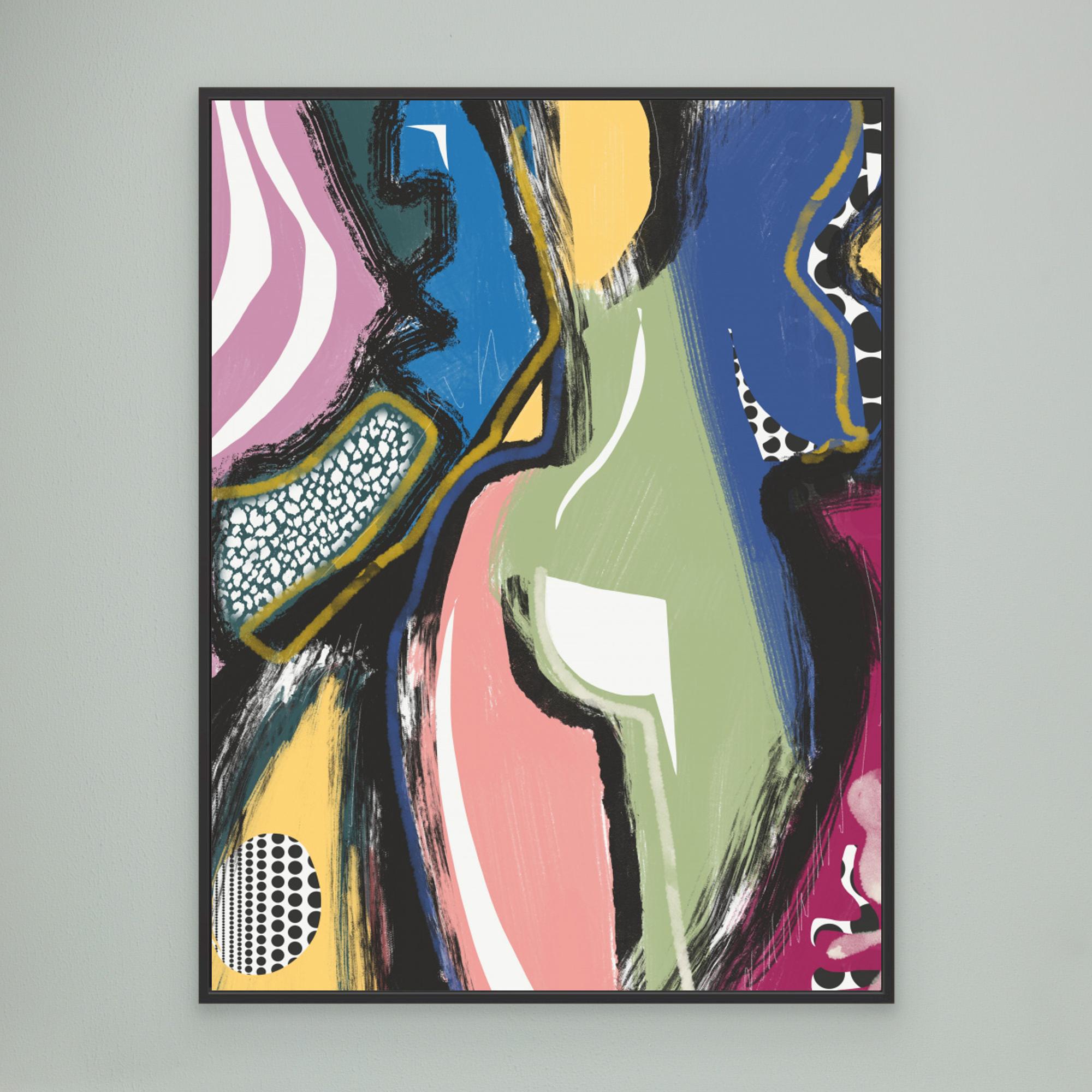 Colorful Abstract Bum by Little Dean