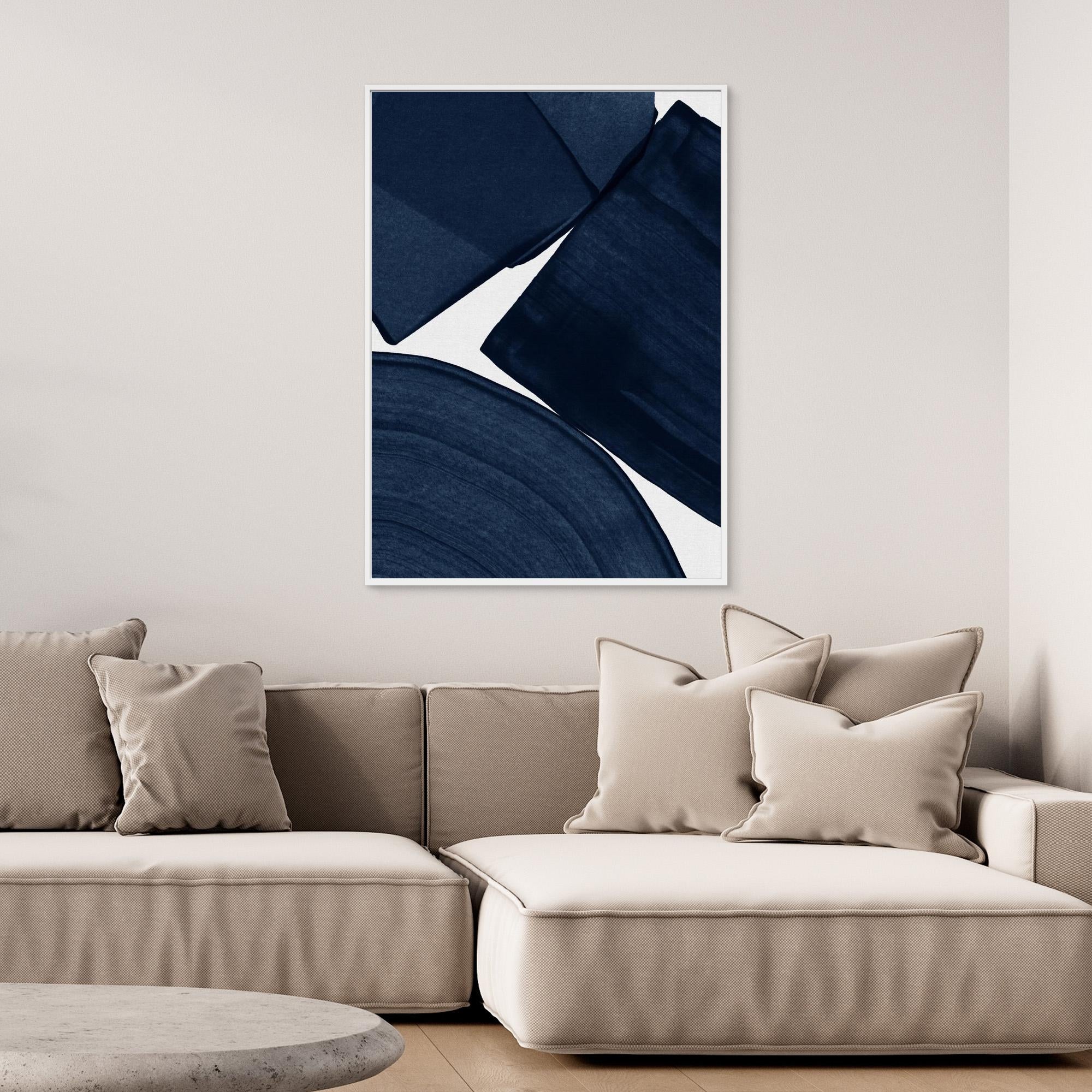Minimalist Painting Blue II by Orara Studio