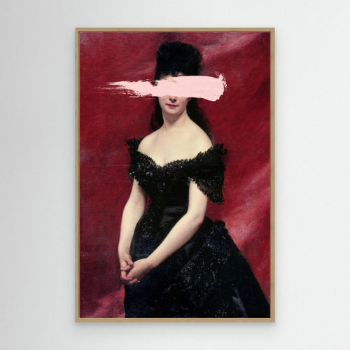 Blackdress3 Ratio2x3 by Talitha Mc Queen Canvas