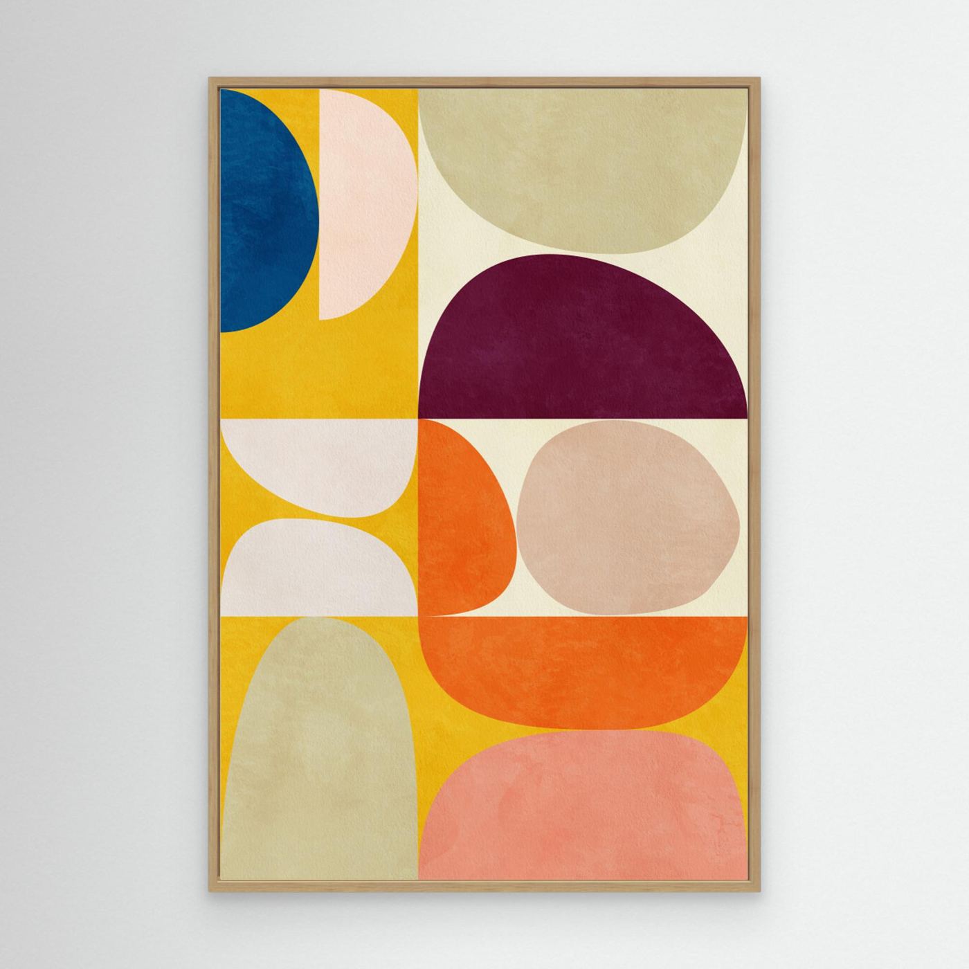 Vivid Bauhaus2 by Ana Rut Bre Canvas