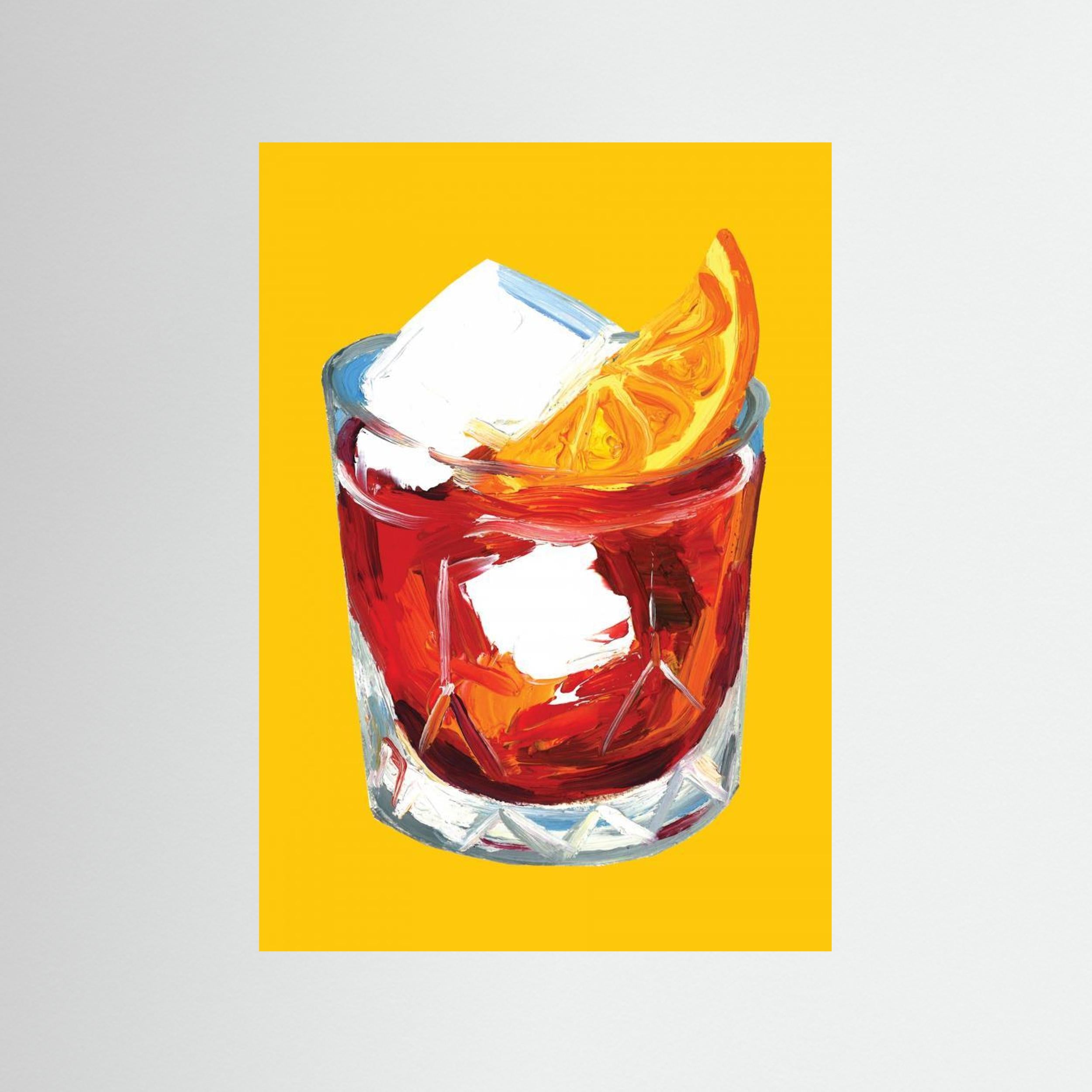 Negroni On Sunshine by Alice Straker Fine Art Paper 
