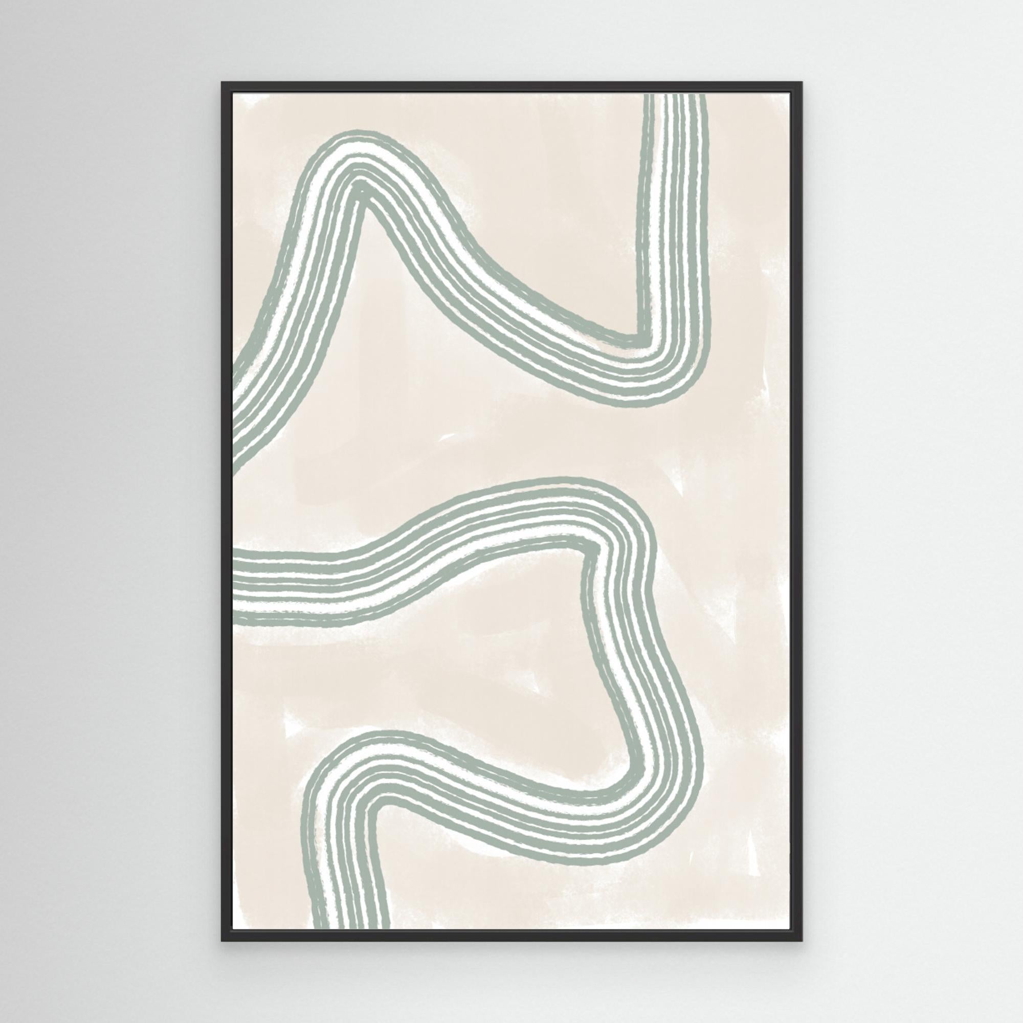 Abstracto Twist by Uplusmestudio Canvas