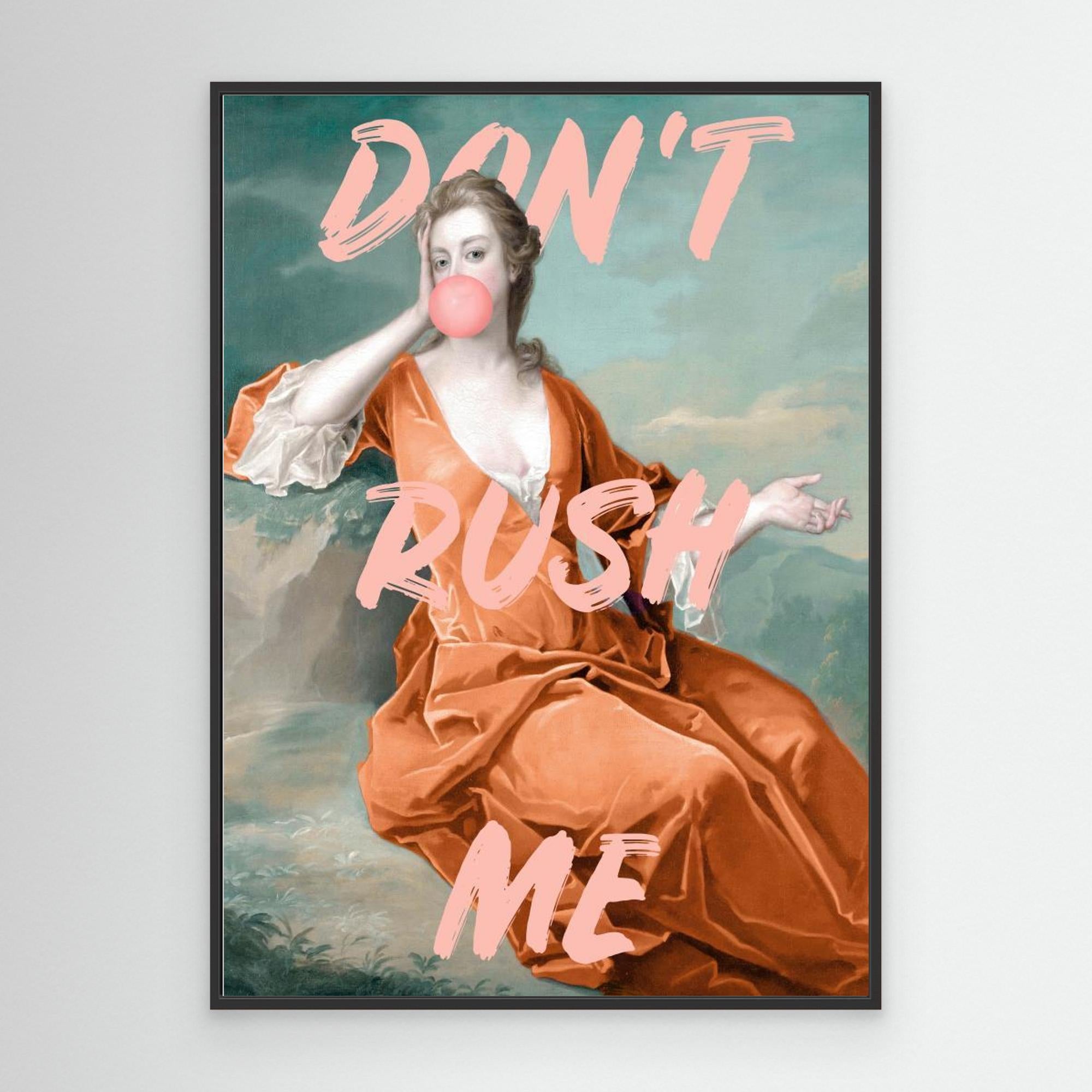 Dontrushmeorange Ratioiso by Talitha Mc Queen Canvas