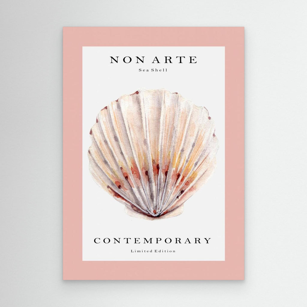 Non Arte Sea Shell no.2 by Rikke Løndager Boisen Canvas Canvas