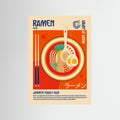 Ramen Japanese Food Print by Retrodrome