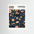 Flower Market- Valencia by Emel Tunaboylu Fine Art Paper