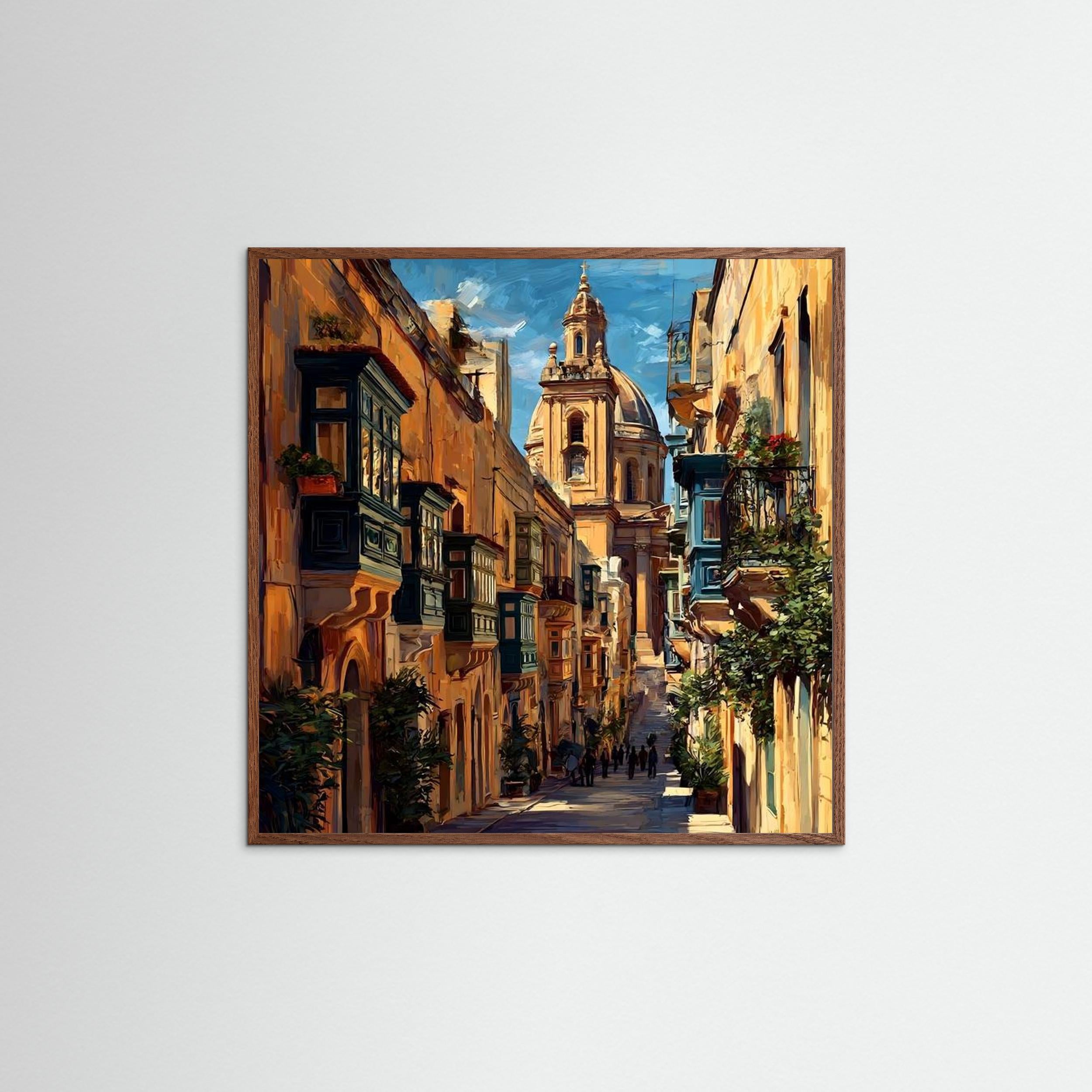 Malta villi by Natty Jaxxx The Frame Gain Fine Art Paper