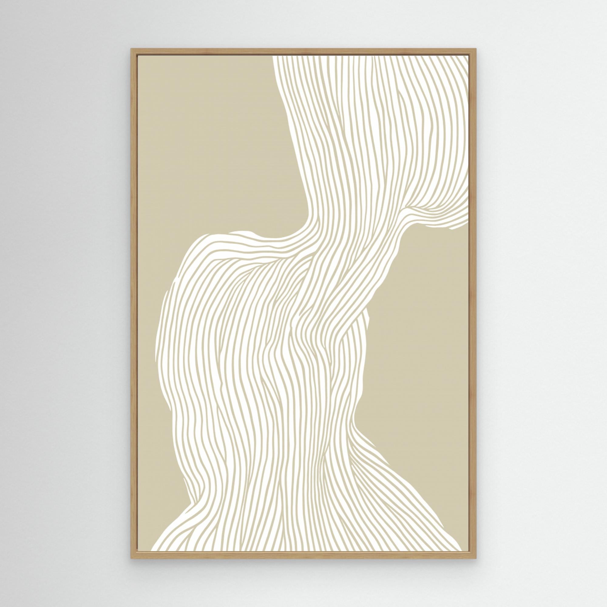 Fibers No 4 by Treechild Canvas