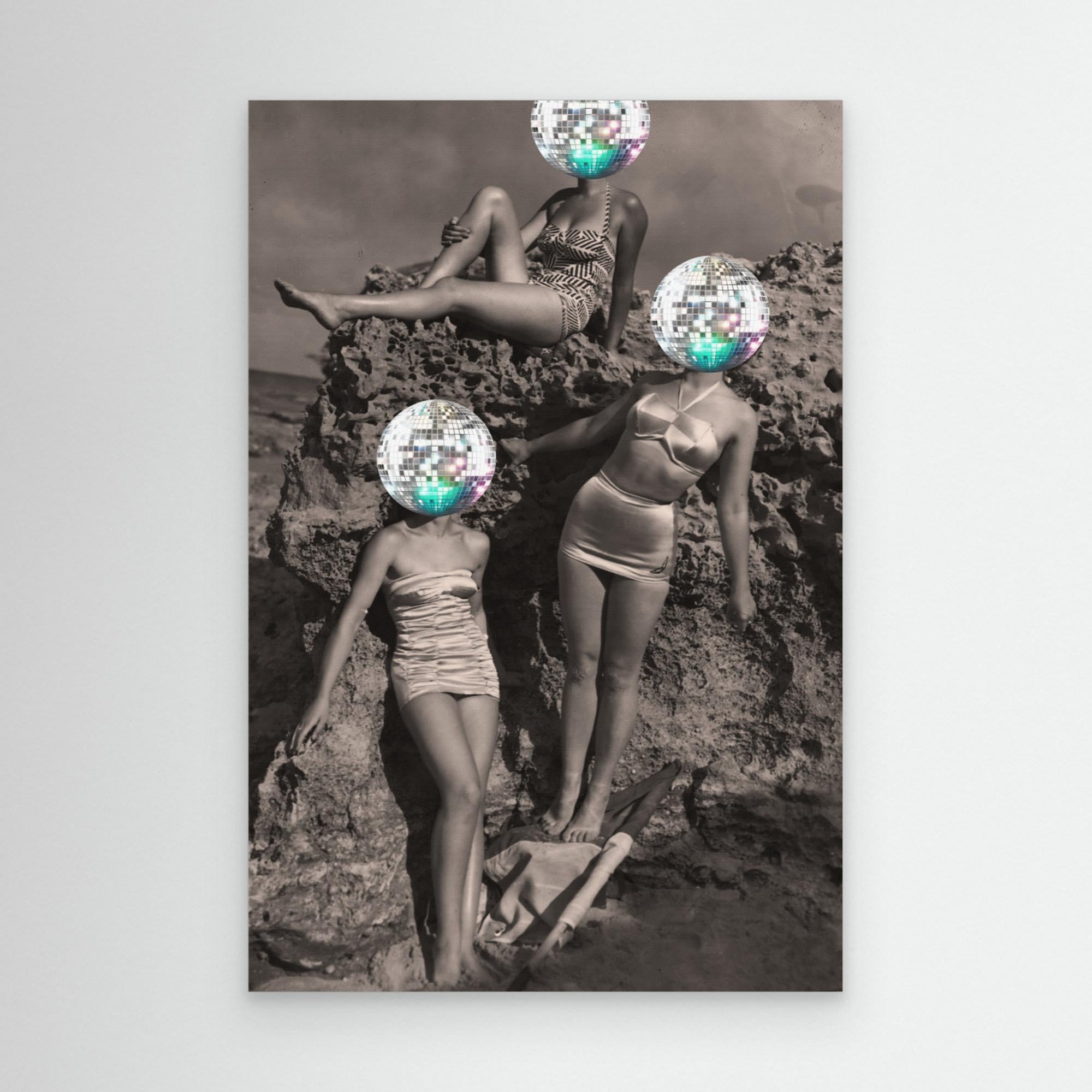 SUMMER DISCO VIBE by The Art Concept Canvas