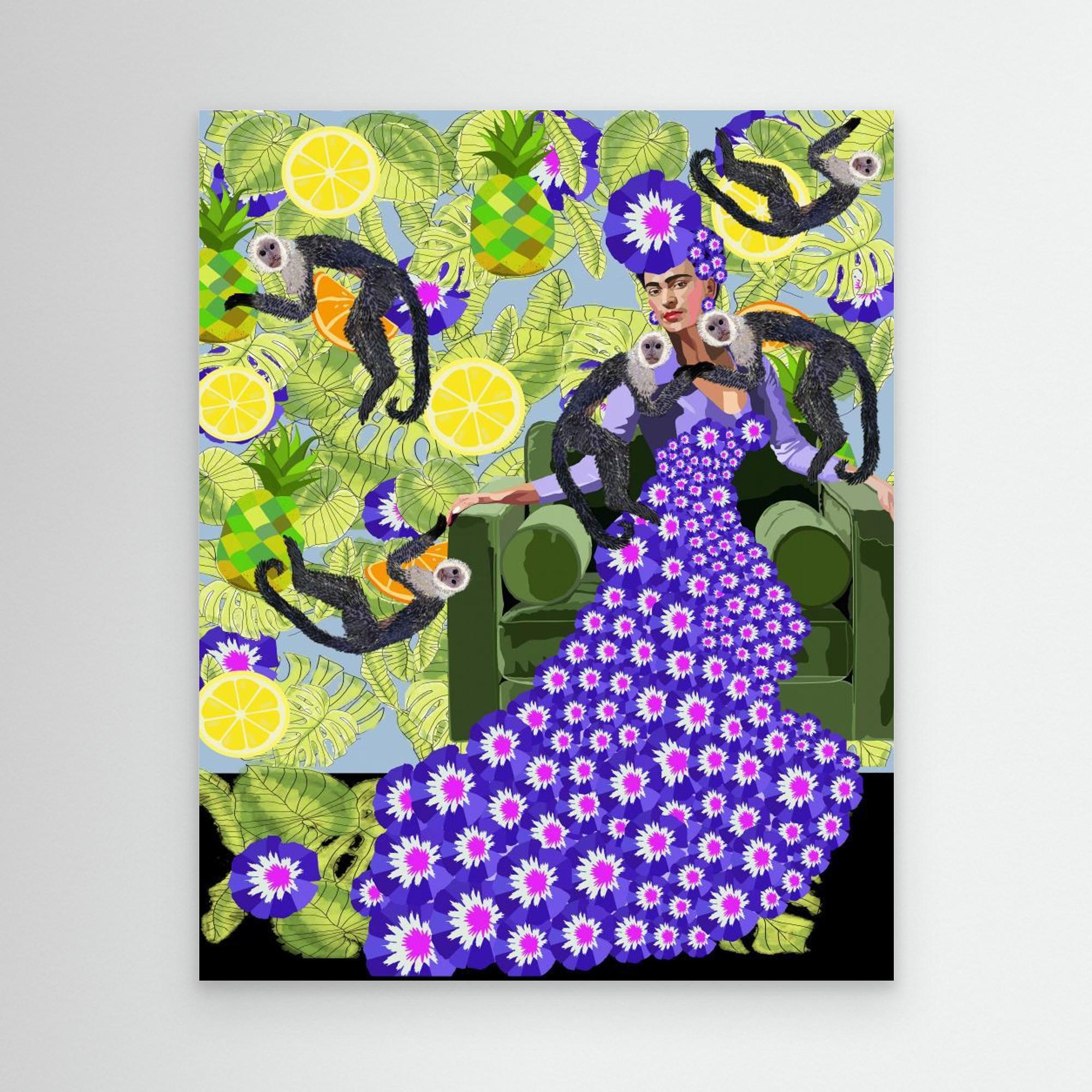 Frida in the Garden by Lynnda Rakos