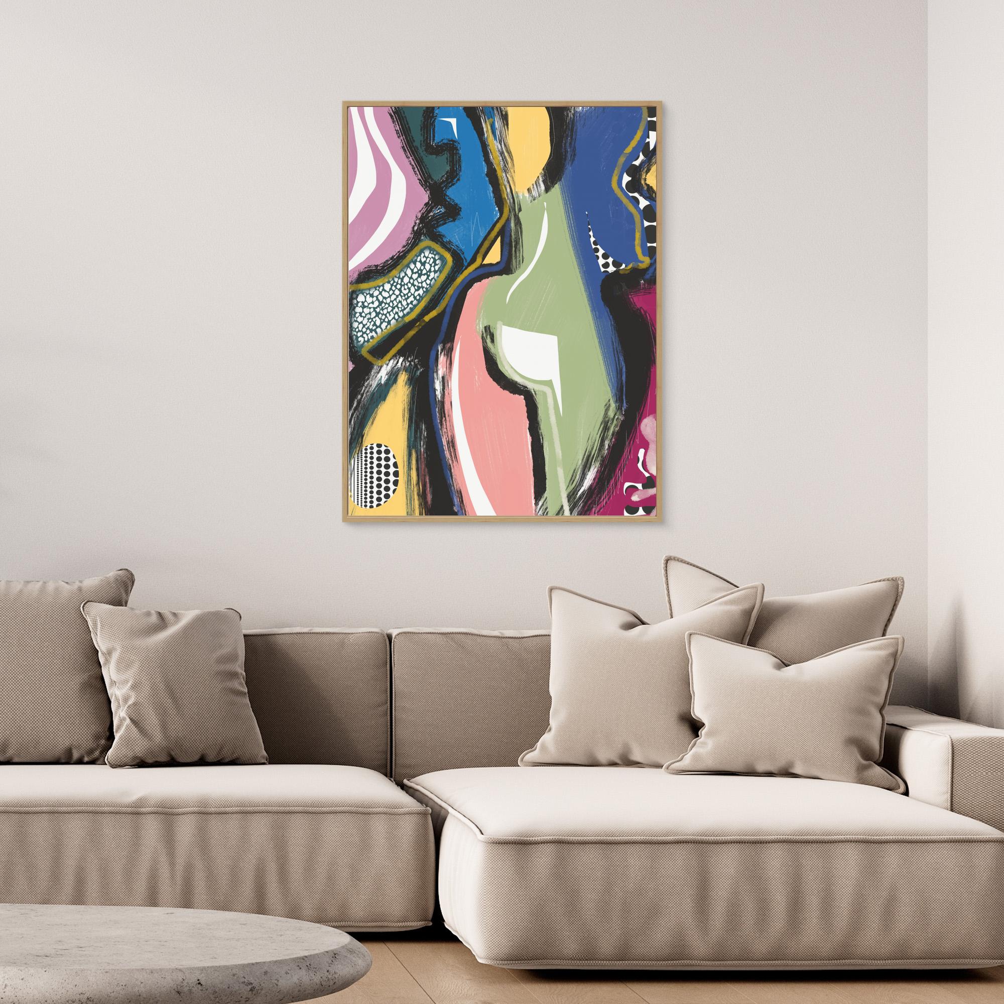 Colorful Abstract Bum by Little Dean