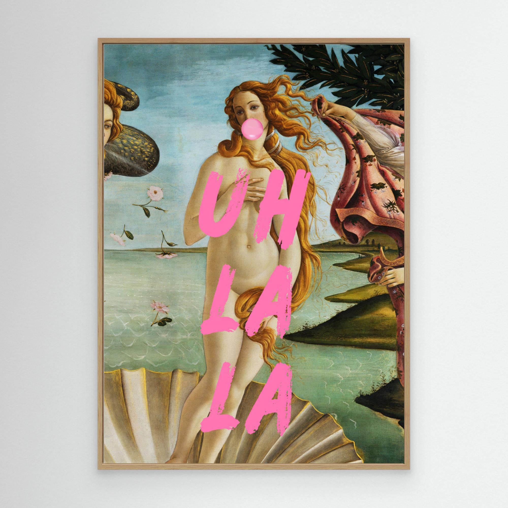 The Birth of Venus by Sandro Botticelli / Uh La La by The Art Concept Canvas