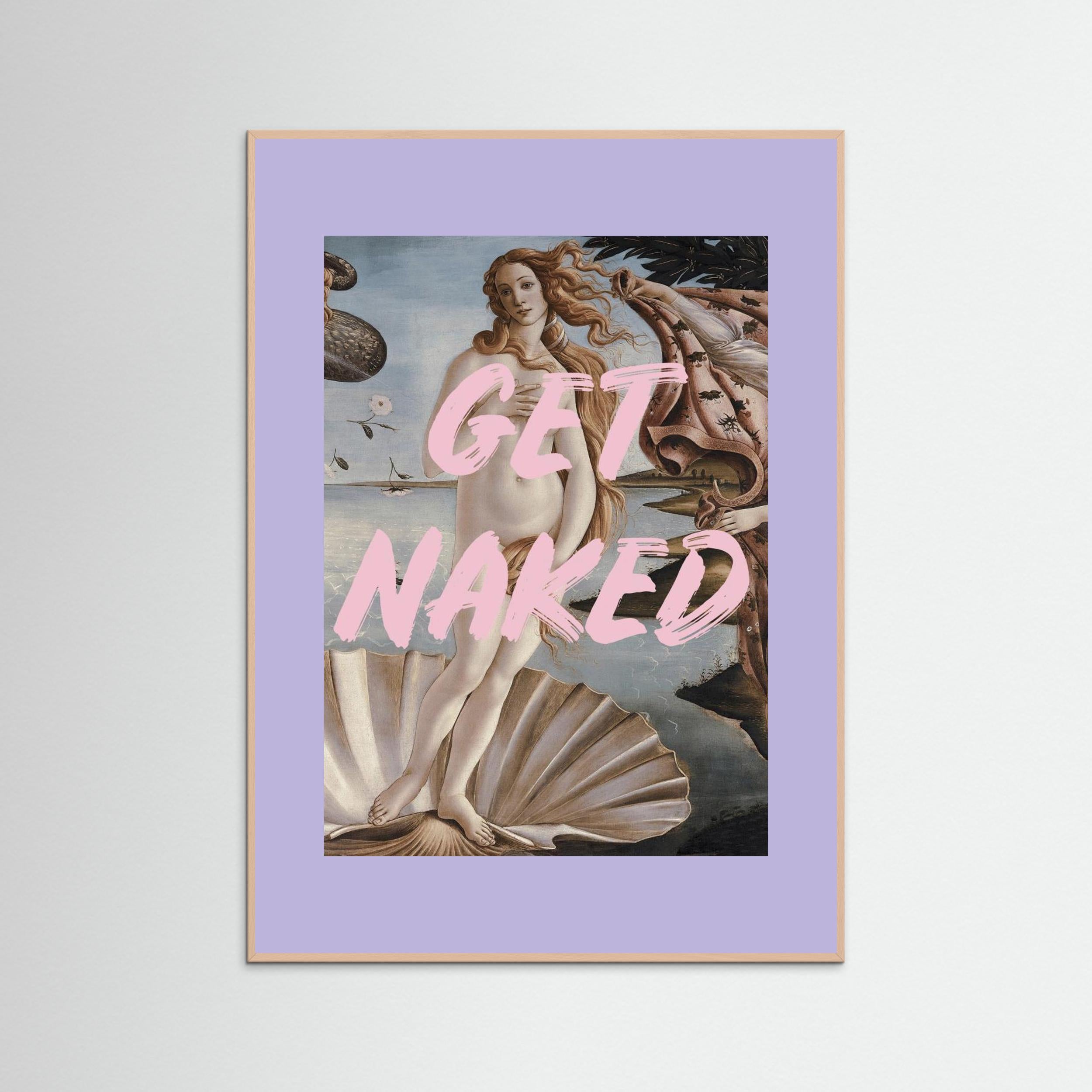 Venus get naked by Talitha Mc Queen Fine Art Paper 