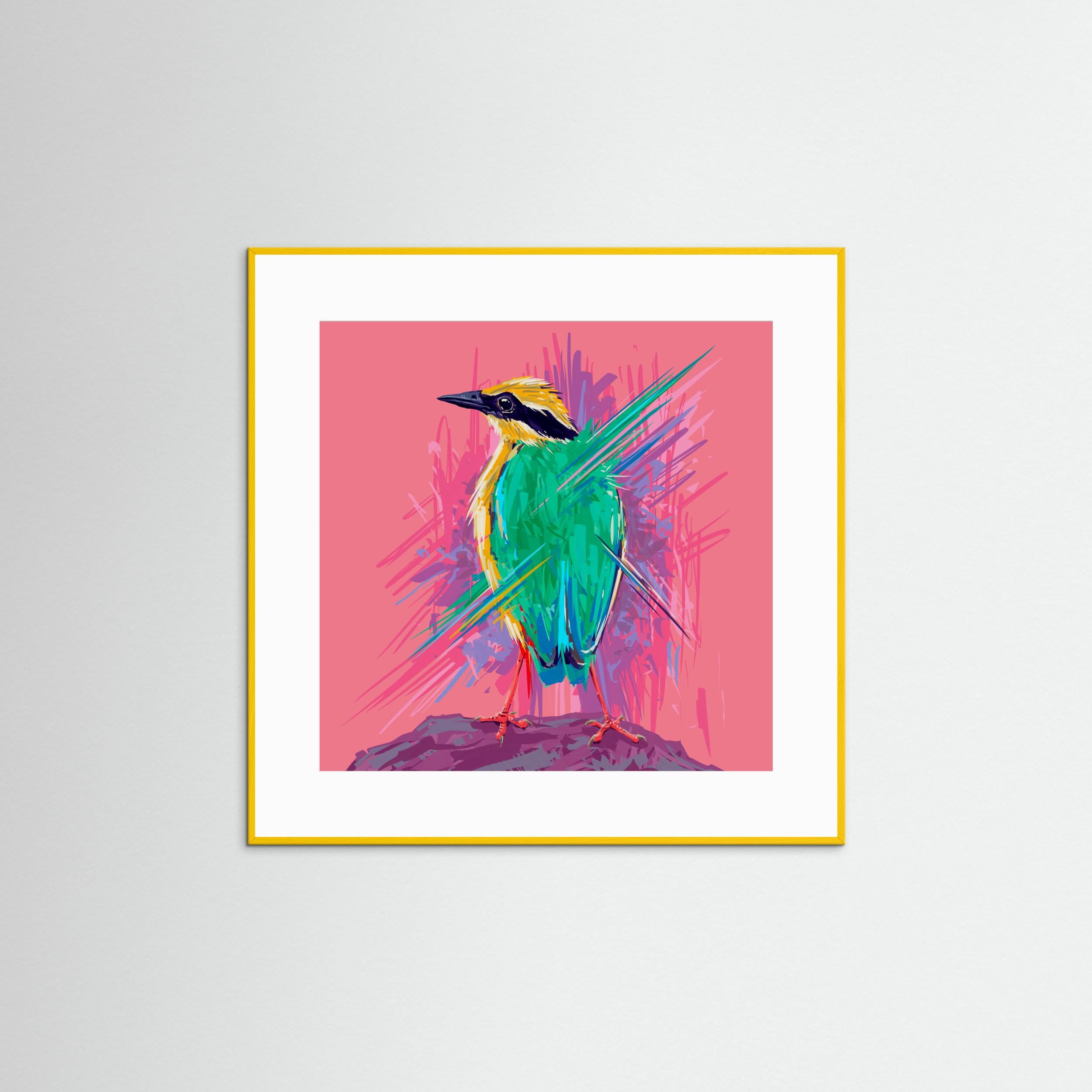 Bird Series   Indian Pitta by Rohan Dahotre Fine Art Paper