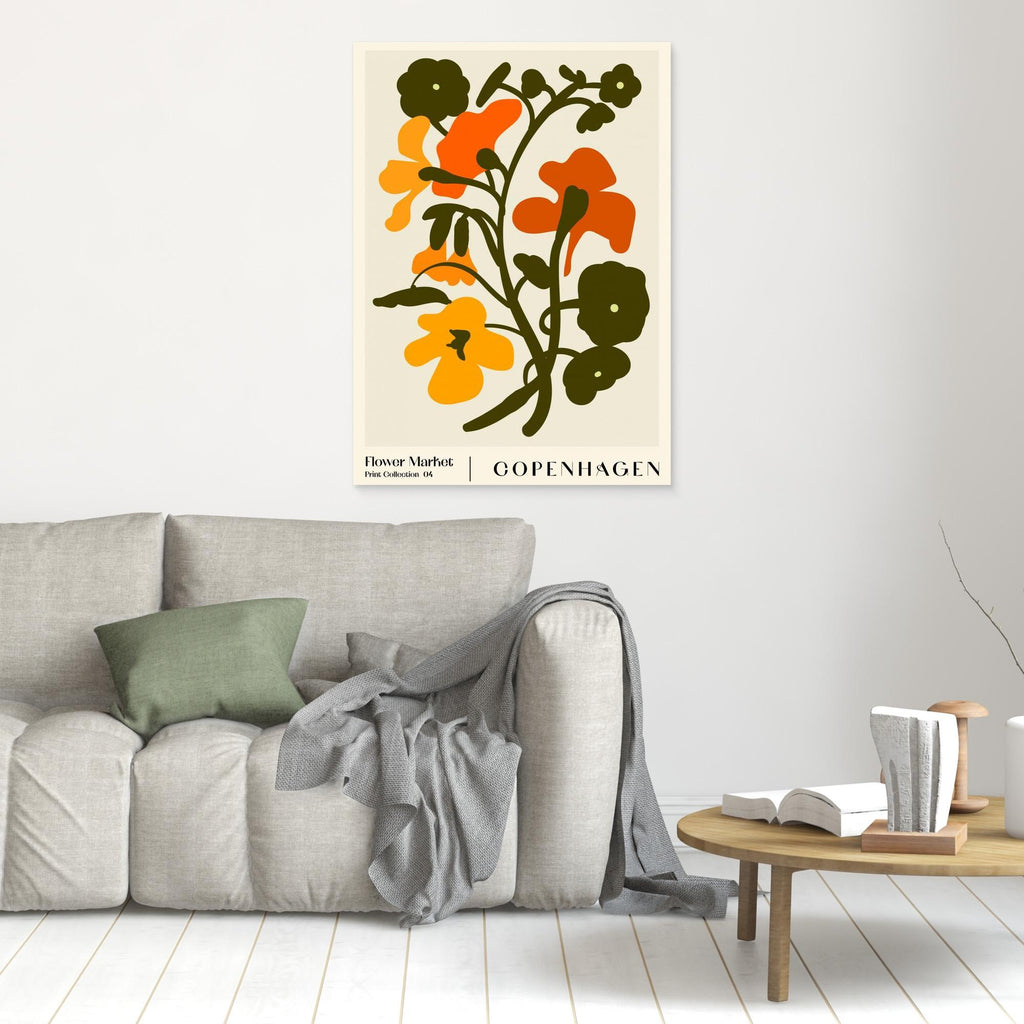 Flower Market. Copenhagen by Nktn Canvas