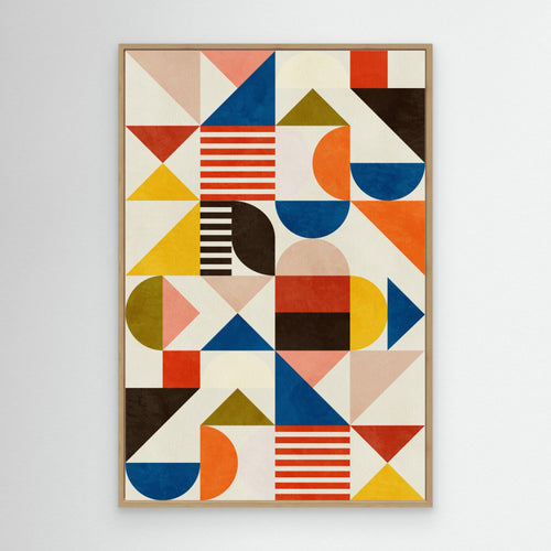  Bauhaus Fun by Ana Rut Bre Canvas